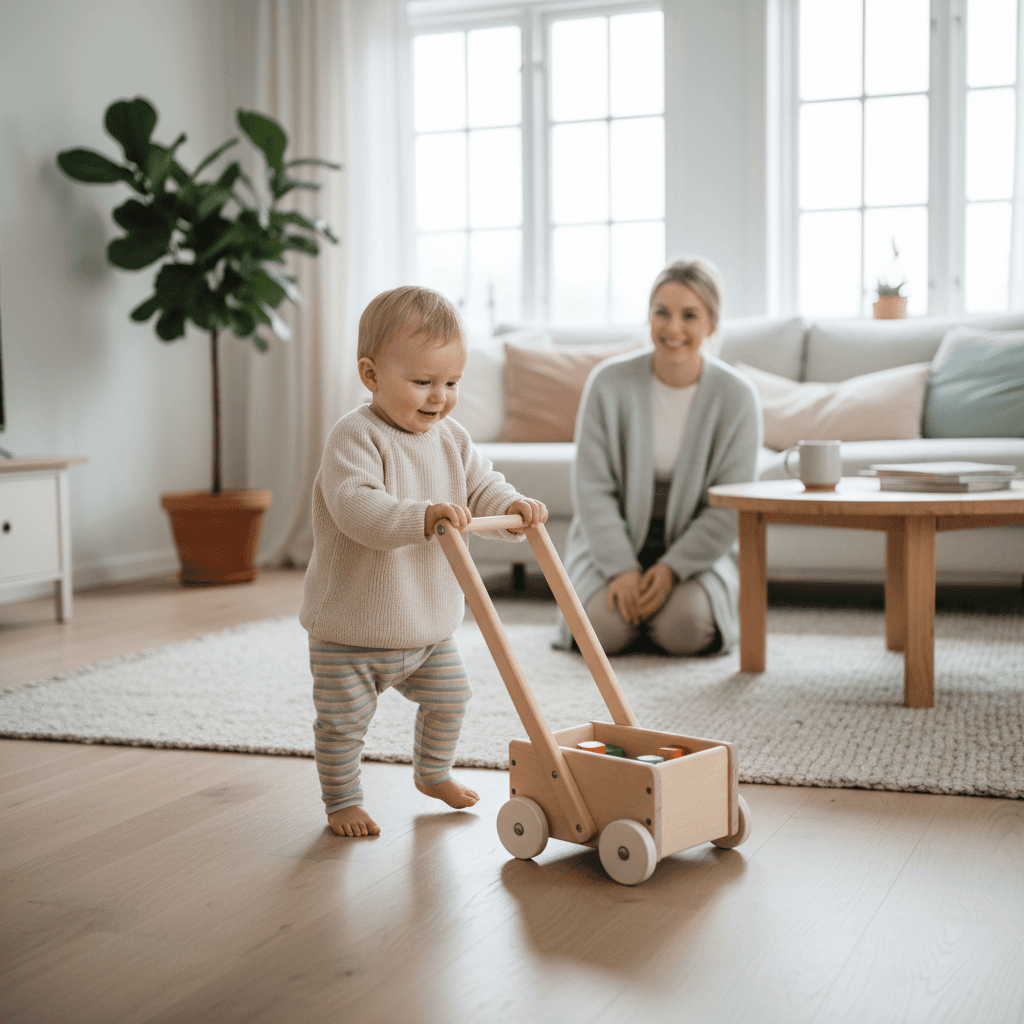 Dytte og dra leker