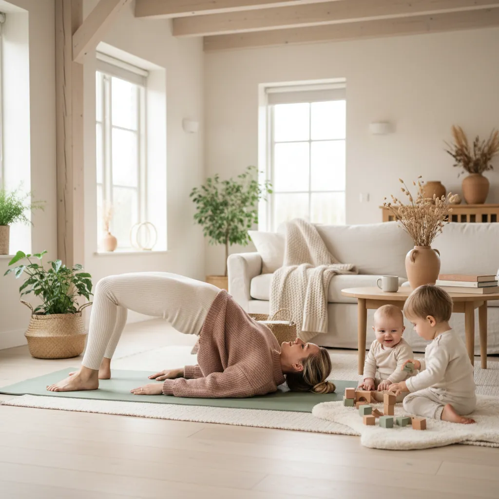 Gravid kvinne som snakker med fysioterapeut om bekkenbunnshelse