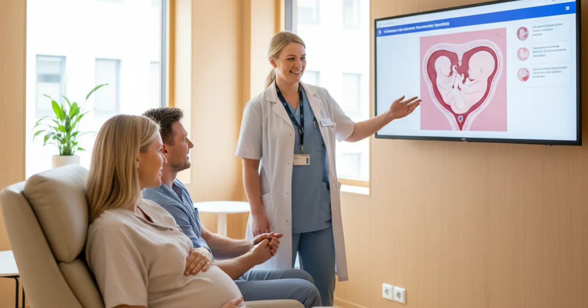 Nyfødt baby med navlestreng rett etter fødsel, hud-til-hud med mor