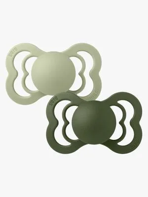 BIBS Supreme Smokk 2-pack Silikon Sage/Hunter Green