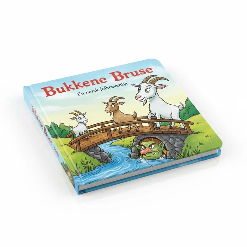 Bukkene Bruse på Badeland (pekebok)