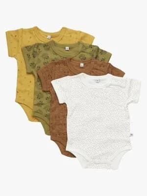 Pippi Kortermet Body 4-pakk
