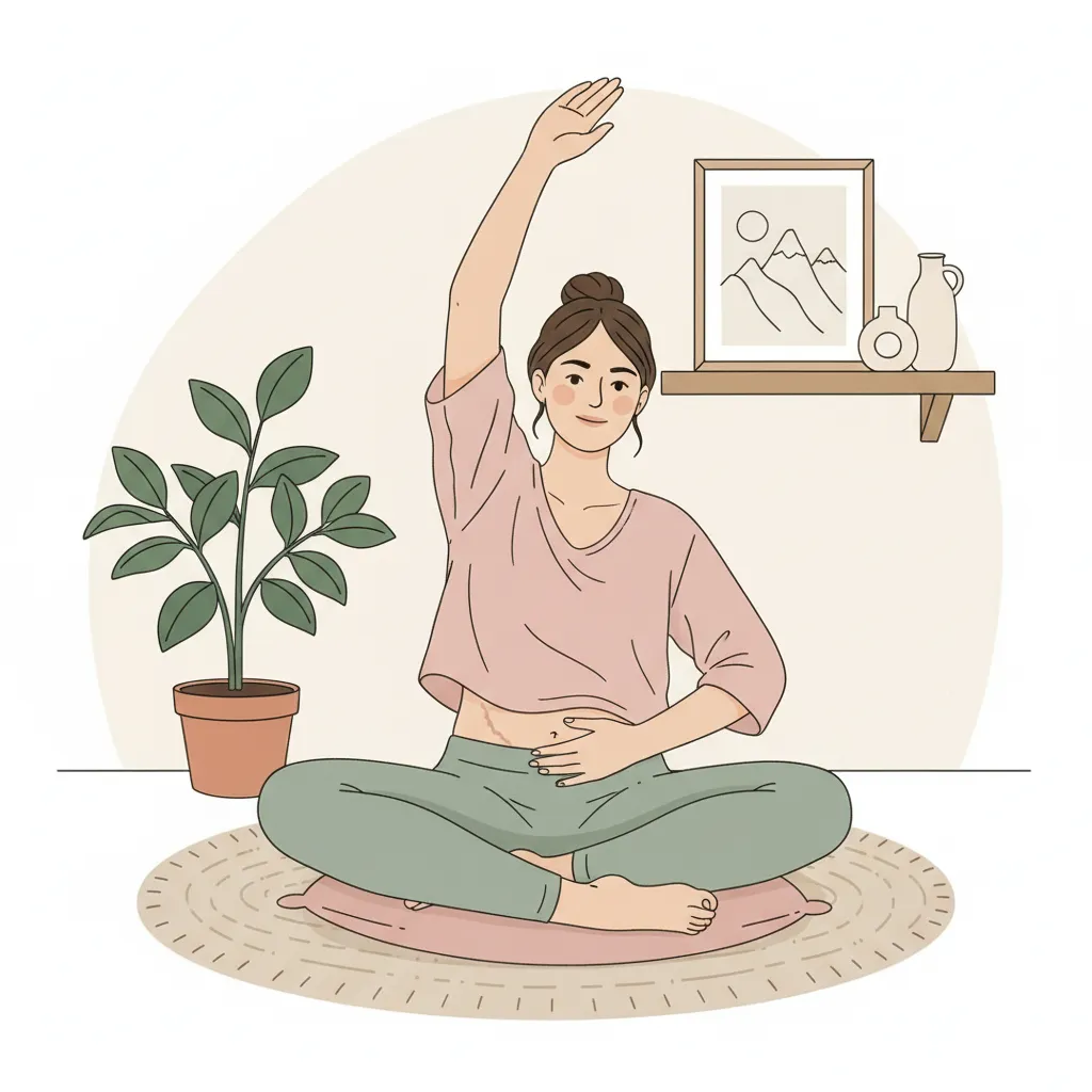 Keisersnitt-rehabilitering og diastase