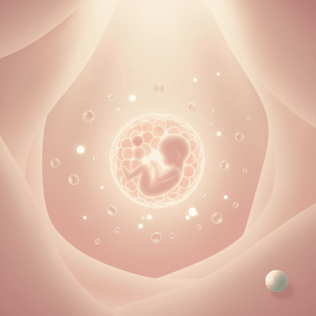 Illustrasjon av babyen i uke 2