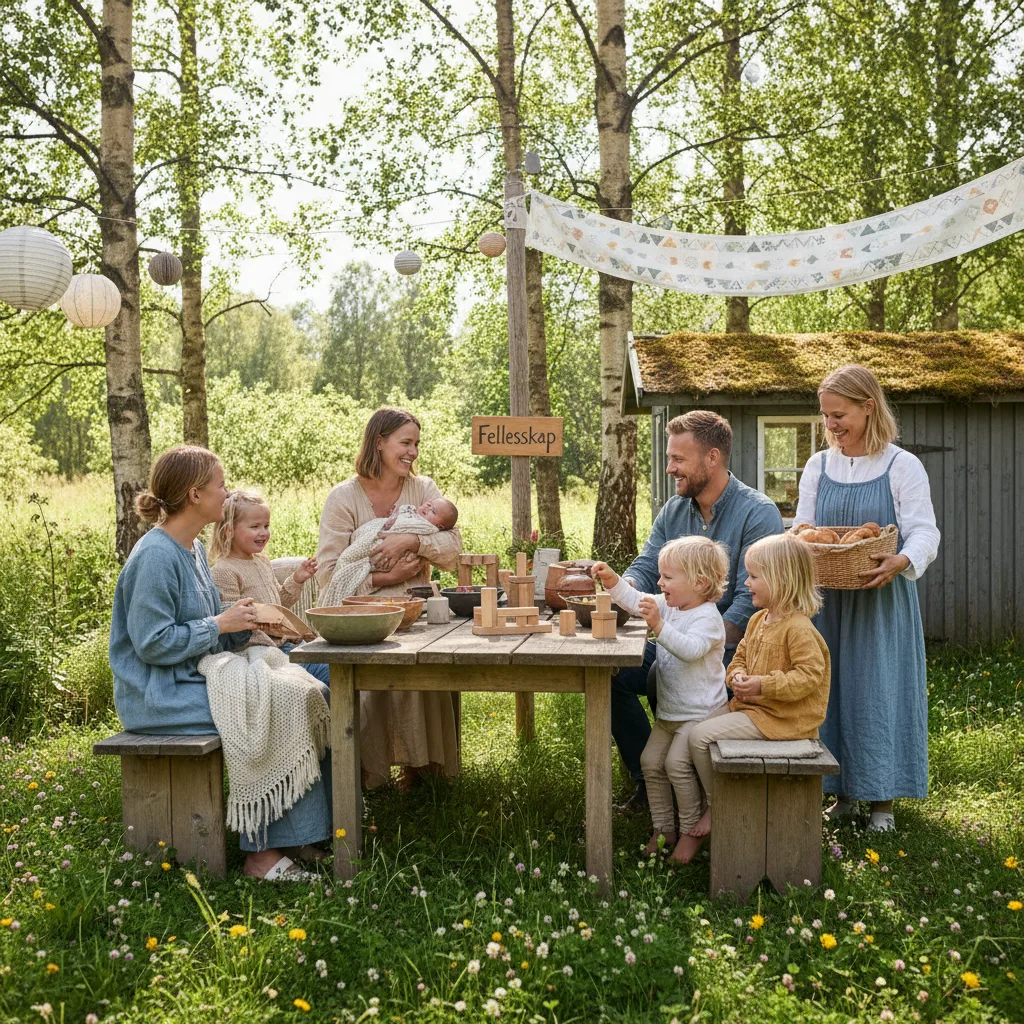 Omsorgsfull forelder som støtter barn - Foreldre uten nettverk