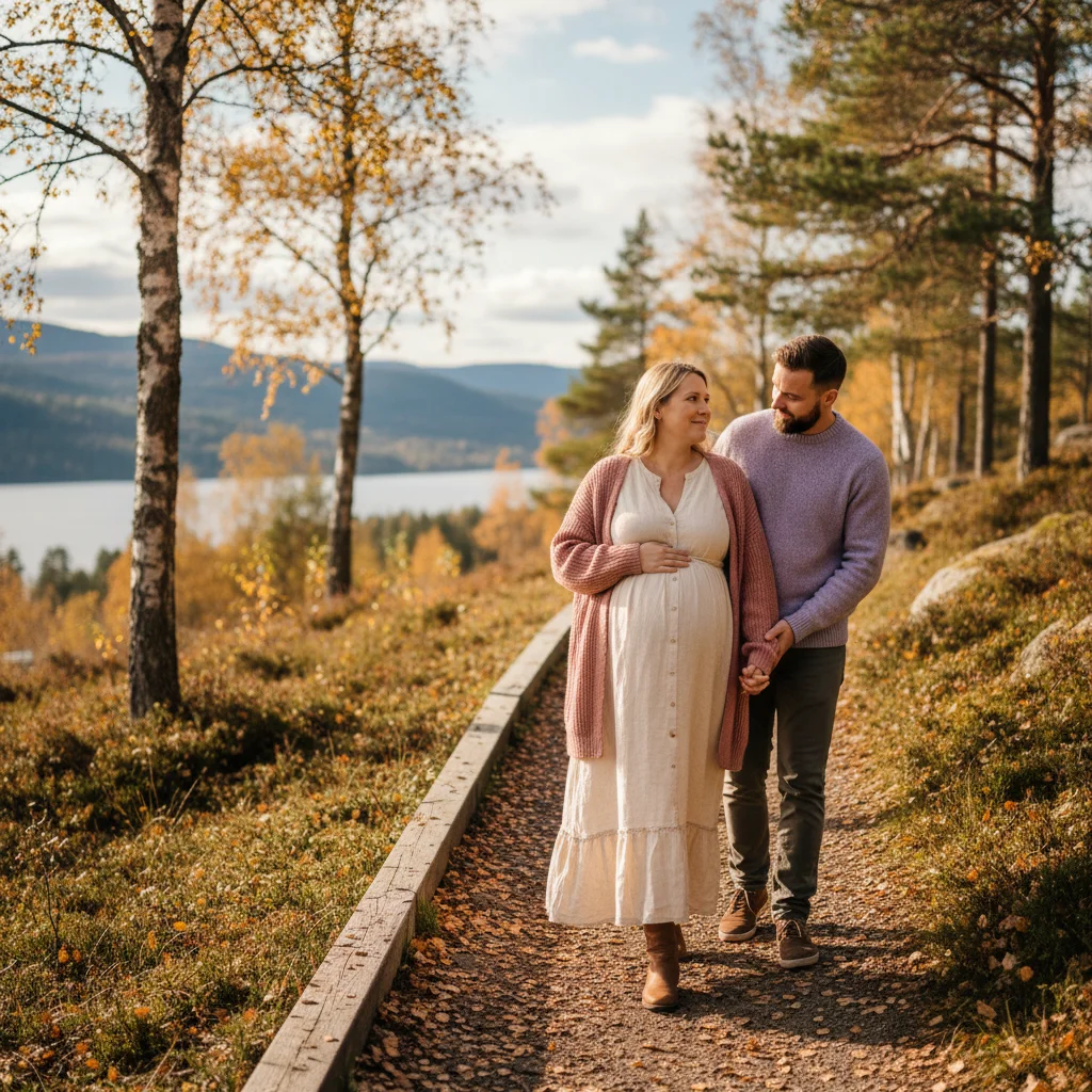 Omsorgsfull forelder som støtter barn - Naturlig igangsetting av fødsel - hva fungerer og hva er myte?