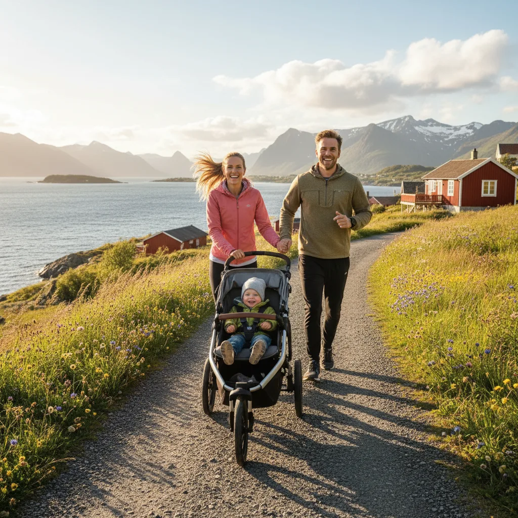 Omsorgsfull forelder med barn i en rolig atmosfære