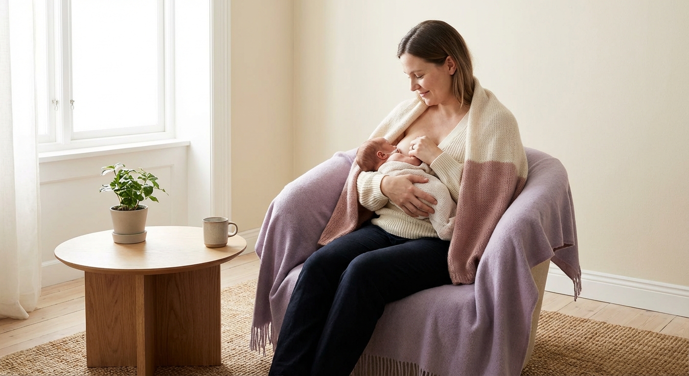 Forelder holder en liten prematur baby med medisinsk utstyr på en norsk nyfødtintensivavdeling