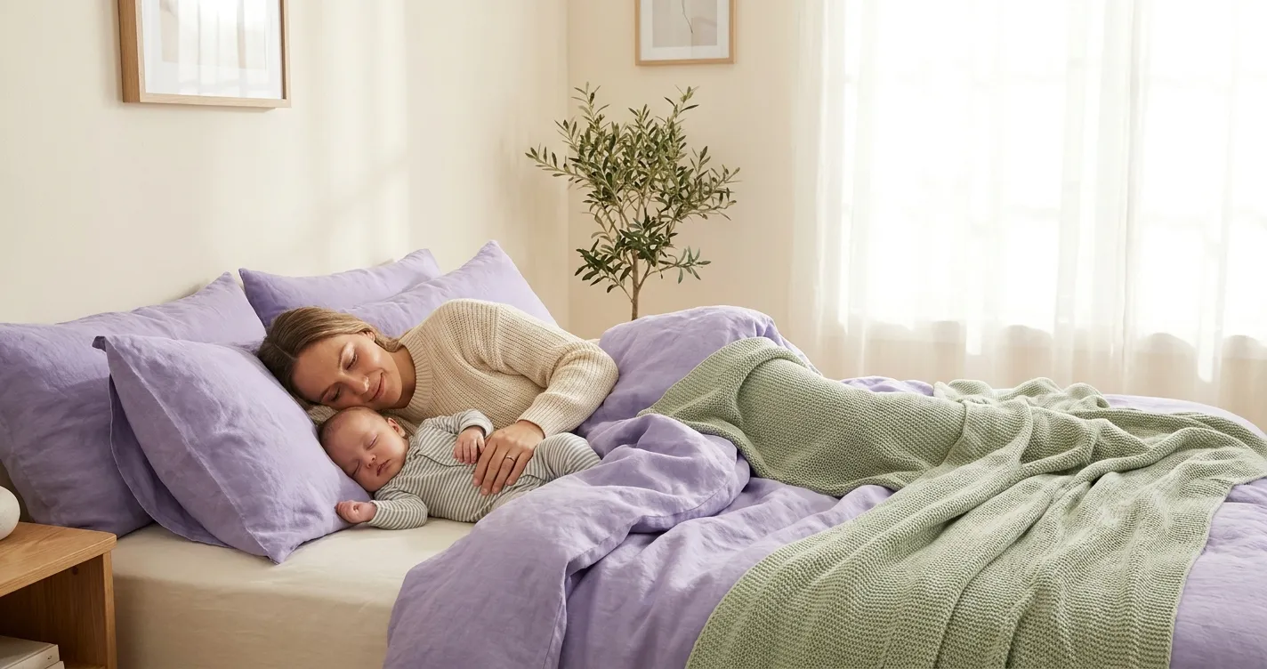 Omsorgsfull forelder som støtter barn - Skal du vekke baby for amming? Slik gjør du det riktig de første ukene