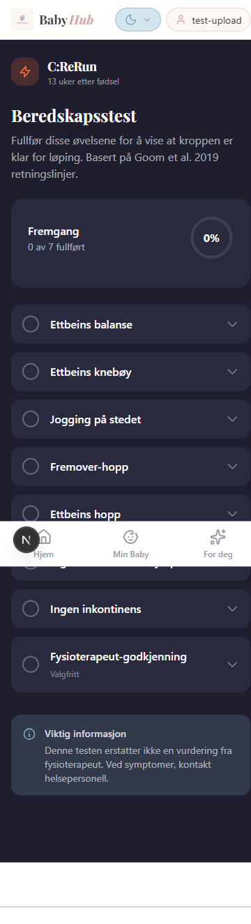 C:ReRun beredskaptstest